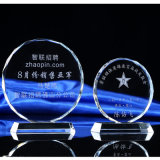 Jade Clear Glass Trophy Crystal Award