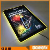 Aluminum Crystal Table Stand LED Advertising Light Box