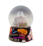 Polyresin Madeira Snowglobe Souvenir, Resin Snow Globe