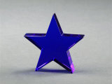 Blue Star Paperweight