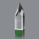 Crystal Coventry Award Green Base