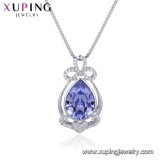 44352 Xuping Charming Gemstone Designs Crystals From Swarovski Long Chain Necklace