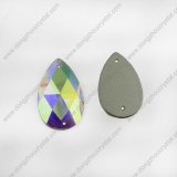 Drop Glass Jewelry Stone Flat Back for Wholesale