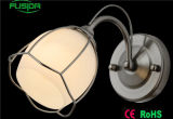 Good Quantity White Iron Bedroom/Hotel Glass Wall Lamps