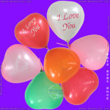 Inflatable Rubber Helium Heart Shape Balloon for Festival Decorations