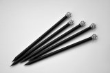 2015 Hot Black Wooden Pencil with Crown Tip