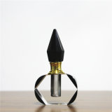 Wholesale Black New Design Fancy Customize Crystal Glass Perfume Bottle