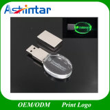 Crystal USB Stick Waterproof USB Flash Drive with LED Light