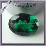 AA Emerald Green Oval Shape CZ Loose Beads for Jewelry