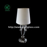 Single Glass Candle Holder for Table Ware with Lamp (10*29.5)