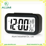 Large Digital LED Display Alarm Clock with Temperature Desk Table Clock