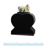Beautiful Design Polished Granite Memorial Heart-Shaped Flower Vases