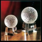 80mm Crystal Glass Golf Ball for Home Decoration (KS201407)