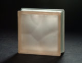 190*190*80mm Acid Pink Cloudy Glass Block with AS/NZS2208: 1996