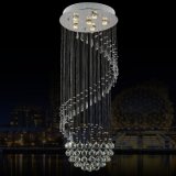 Whole-Sale High Quality Spiral Crystal Chandelier LED Pendant Light 6041-6