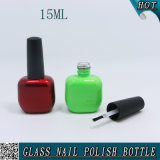 15ml Flat Design Nail Polish Glass Bottle for Cosmetic