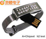 Fashion Crystal Bracelet USB Flash Drive (OM-C119)
