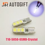 Excellent Quality 12V 24V W5w T10 5050 6SMD Crystal Light LED Bulbs