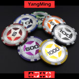 12g Ultimate Sticker/ Poker Chips European Clay Laser Casino Chips (YM-CY02)