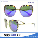 Selling Fashion Metal Frame Flat Mirrored Lens Sunglasses Cool Glasses