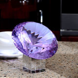 Purple Crystal Diamond Craft for Wedding Gift