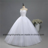 Fashion Crystal Beaded Wedding Dress for Brides Formal Sweetheart