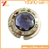 Zin Alloy Purse Hanger with Acrylic Diamond (YB-h-007)