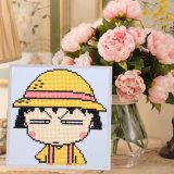 Factory Direct Wholesale New Children DIY Crystal Modern Flower Wall Art Canvas Home Decoration FT-085