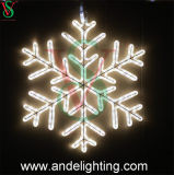 CE RoHS 110V/220V 2D Motif LED Christmas Snowfalke Lights