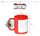 Freesub White Patch Coated Color Mug for Heat Transfer (SKB07)