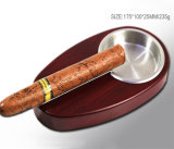 Customed Wooden Ashtray with Stainless Steel Tray