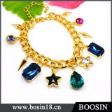Luxury Noble Dubai Gold Jewelry Crystal Gold Bracelet #31484