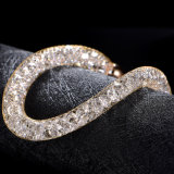High Quality Fashion Crystal Bridal Gold Jewelry Bracelet Bangle