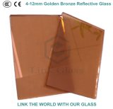 3-12mm Bronze & Golden Bronze Reflective Glass with Ce & ISO9001 for Glass Window