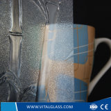 3-6mm Clear Bamboo Patterned Glass with Ce&ISO9001