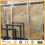 Building Mateiral Classical Mexico Yellow Onyx Slabs for Interior Wall