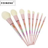 New Style 8 Diamond Crystal Make-up Brush, Acrylic Shank, Makeup Brush and Color Makeup Brush Suit