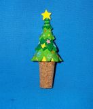 Holiday Tree Resin Bottle Stoppers