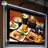 Advertising Acrylic LED Lighting Box with Crystal Photo Frame for Magnetic Picture Light