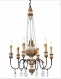 Classic Fashion Hand Carved Wood Decorative Chandelier (GD1029-6)