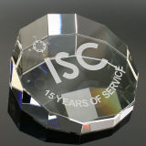 Crystal Paperweight, Glass Paper Weight for Office Souvenirs & Gifts