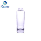 Hot Sale Square Latticed Bottom Glass Bottle for Cosmetic