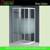 Frameless Interior Painting Aluminum Sliding Glass Shower Door (TL-512)