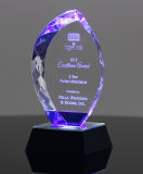 K9 Crystal Glass Award with LED Base for Business Souvenir Gifts