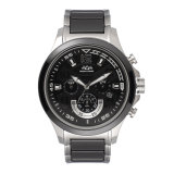 Multifunction Business Mens Watches, Chronograph Mens, OEM Style Ceramic and Stainless Material