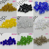 100PCS Colorful 4mm Bicone Crystal Beads Loose Spacer Jewelry Accessories