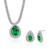 Water Shape Wedding Jewelry Sets Necklace and Earrings