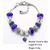 2017 New Crystal Heart Beads Bracelet