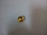 Custom Gold Round Hollow Seamless Bead