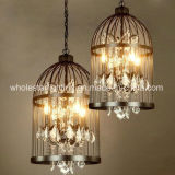 Traditional Lanterms Chandelier Lamp with Crystals (WHG-332)